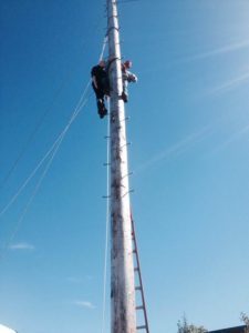 Pole Top Rescue Training