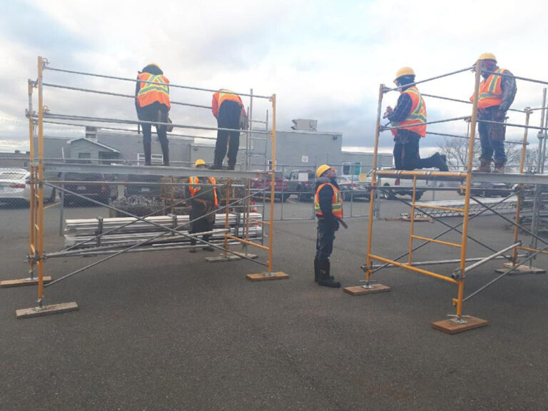 Basic Frame Scaffold Training Staging User & Erector Training